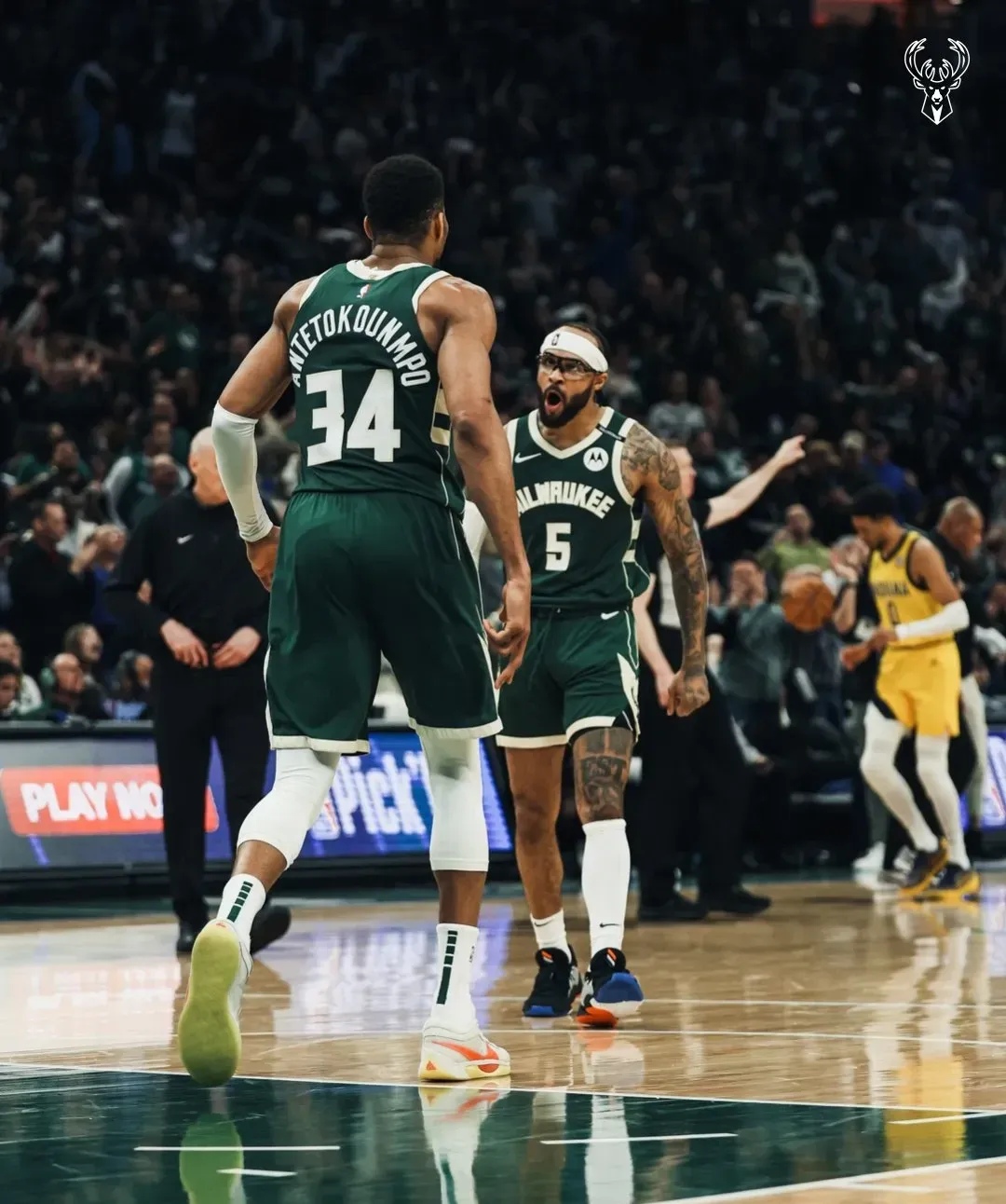 雄鹿全场压制快船,西部半决赛再下一城 雄鹿全场压制快船,西部半决赛再下一城