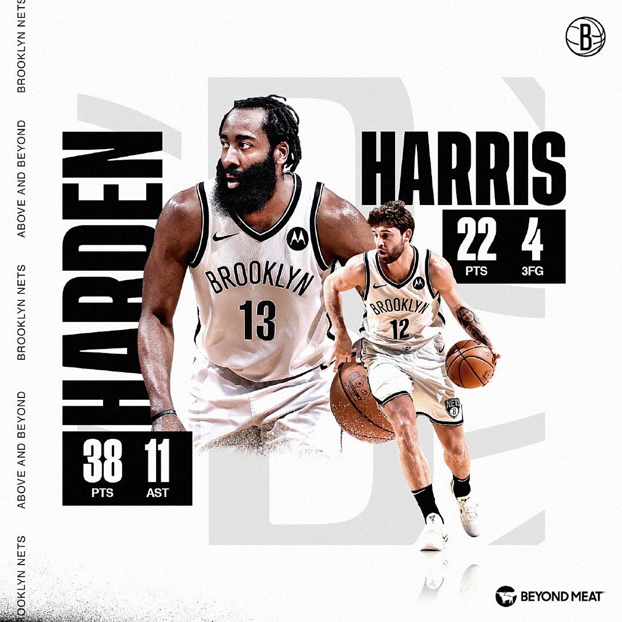 篮网逆转太阳，继续保持不败